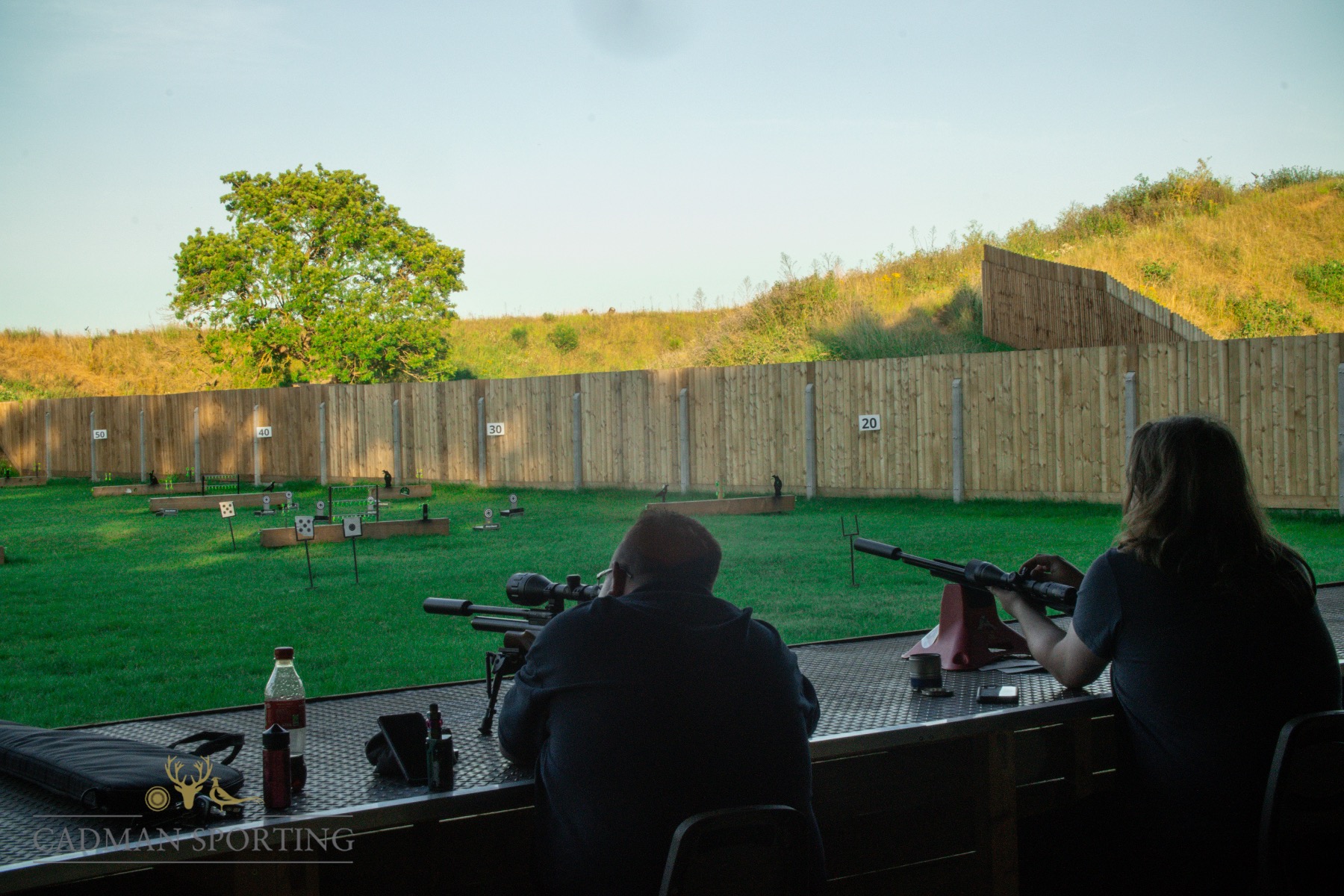 Two People At Barby Shooting range