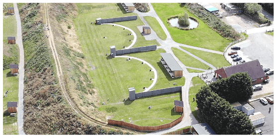 Barby Shooting Ground Aerial Image