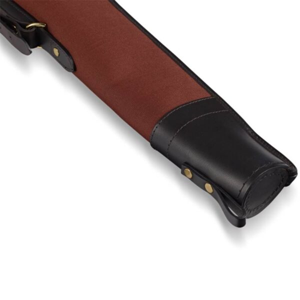 Croots Rosedale Shotgun Slip Fox Tan Canvas & Dark Leather - 30 Inch Barrels