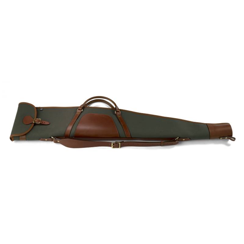 Croots Rosedale Rifle Slip Loden Green Canvas & Tan Leather - 48 Inch