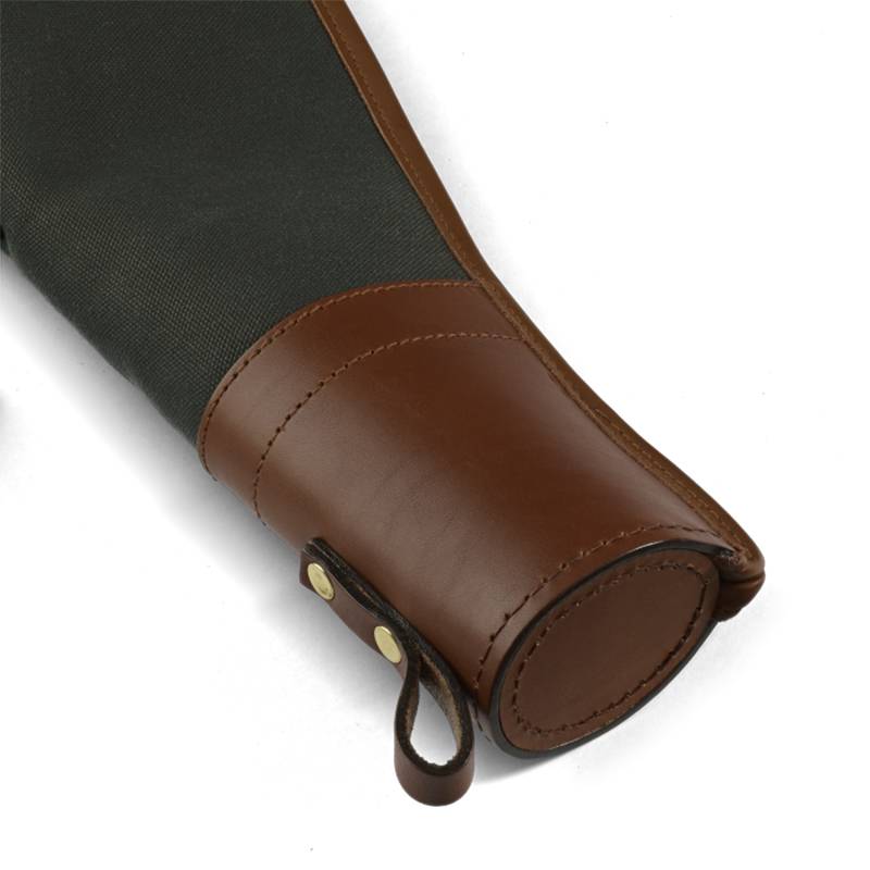 Croots Rosedale Rifle Slip Loden Green Canvas & Tan Leather - 48 Inch