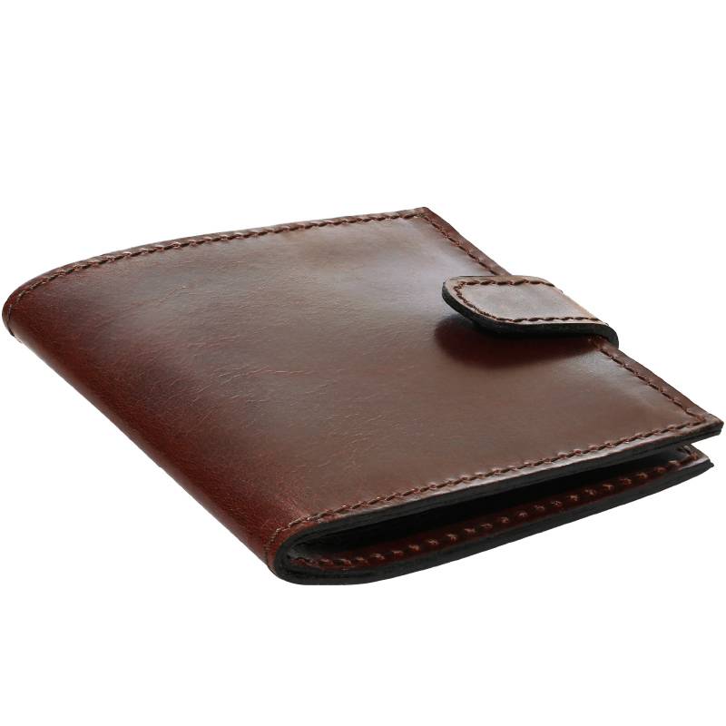 Teales Premium Leather License Wallet - Harness Brown