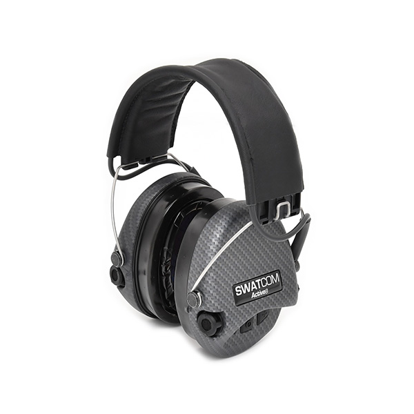 SWATCOM Active 8 Headset - Hearing Protection - Carbon