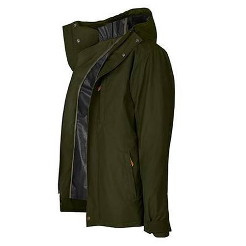 Troy London Mens Wax Jacket (Military Green)