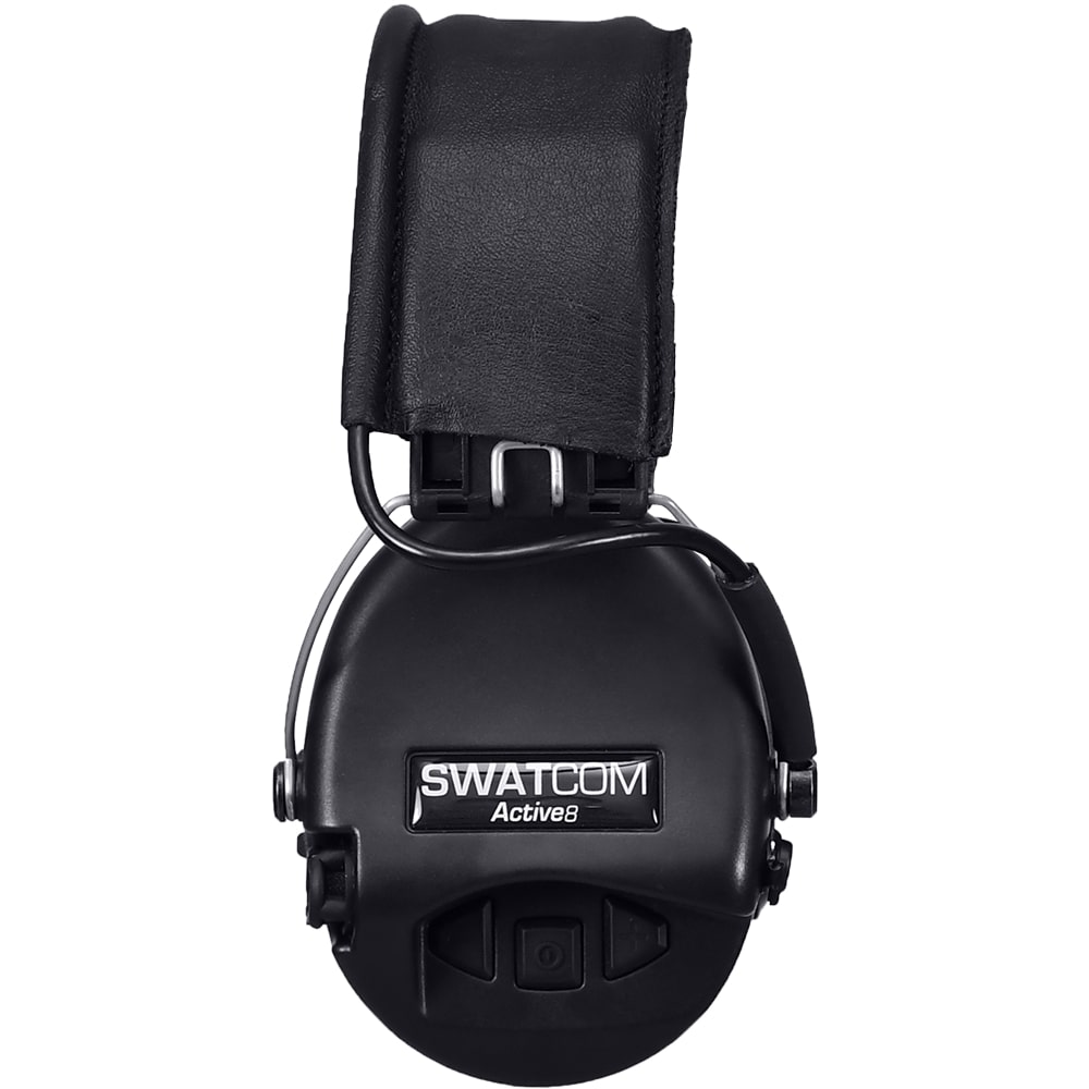 SWATCOM Active 8 Headset - Hearing Protection - Black