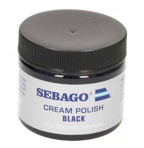 Sebago Unisex Cream Polish Black