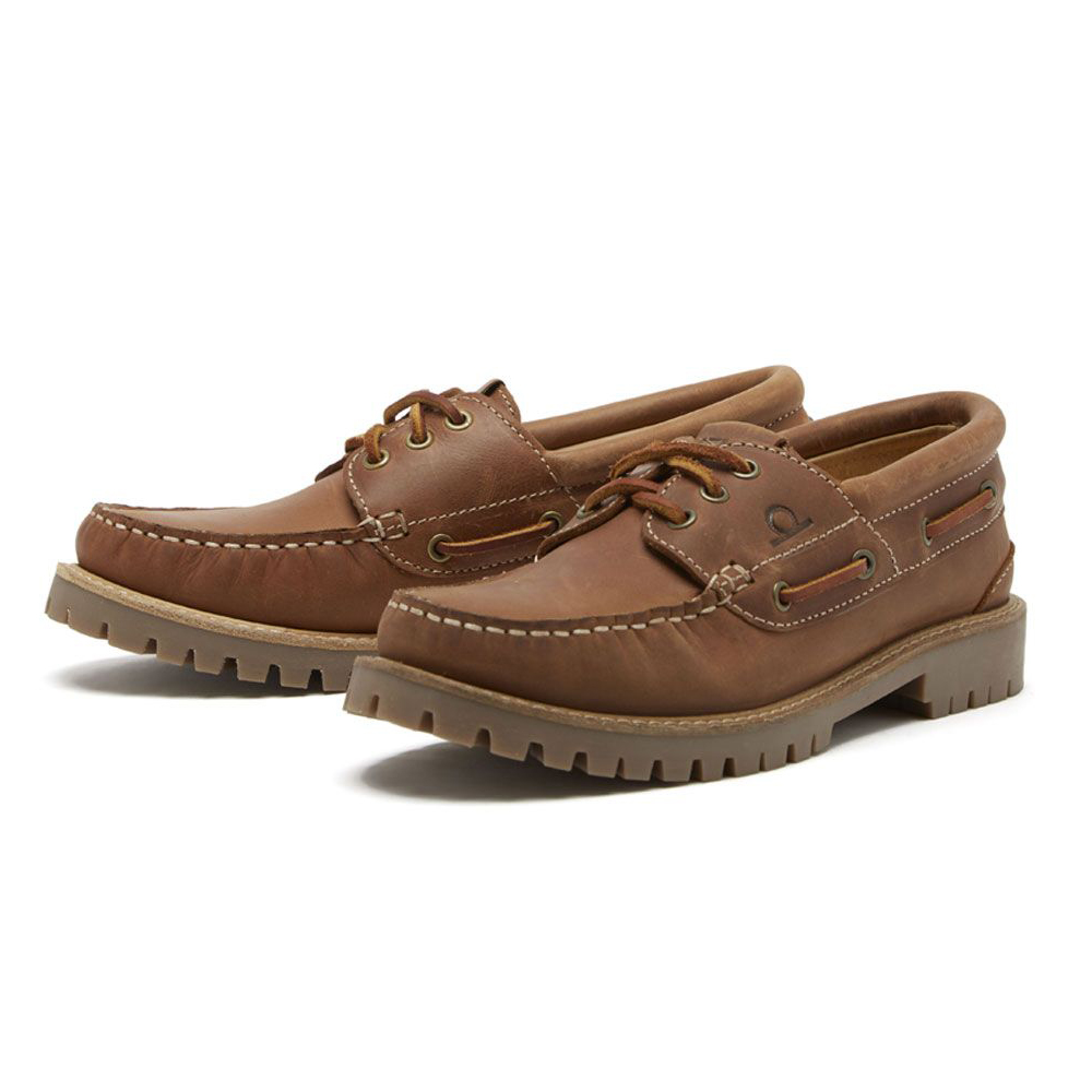 Chatham Womens Sperrin Boat Shoes (Tan)