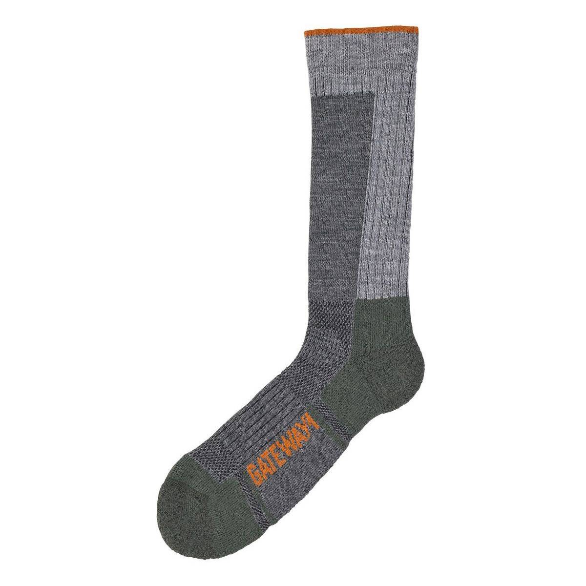 Gateway Boot Calf Sock (Grey)